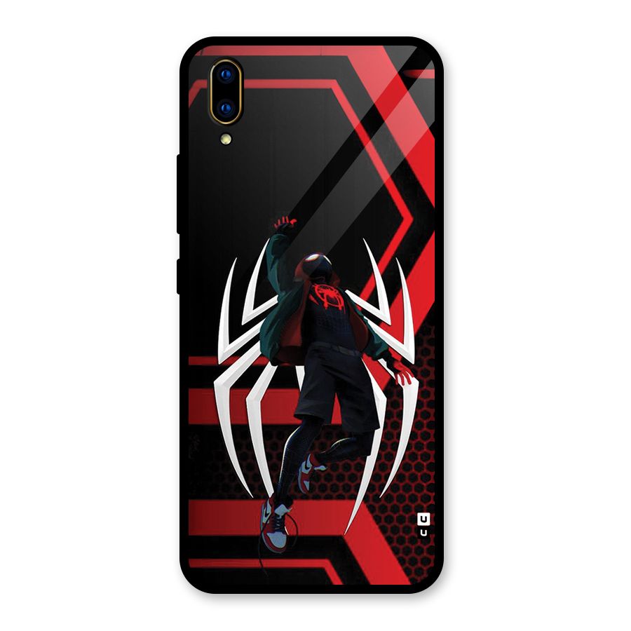 Miles of Multiverse Glass Back Case for Vivo V11 Pro