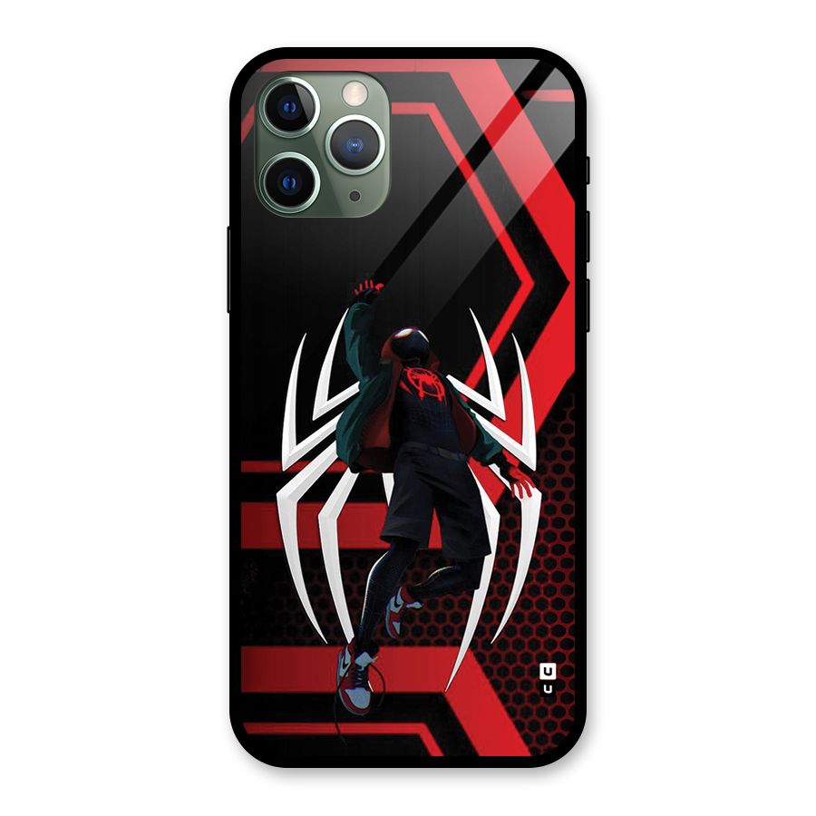 Miles of Multiverse Glass Back Case for iPhone 11 Pro