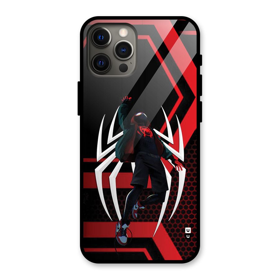 Miles of Multiverse Glass Back Case for iPhone 12 Pro Max