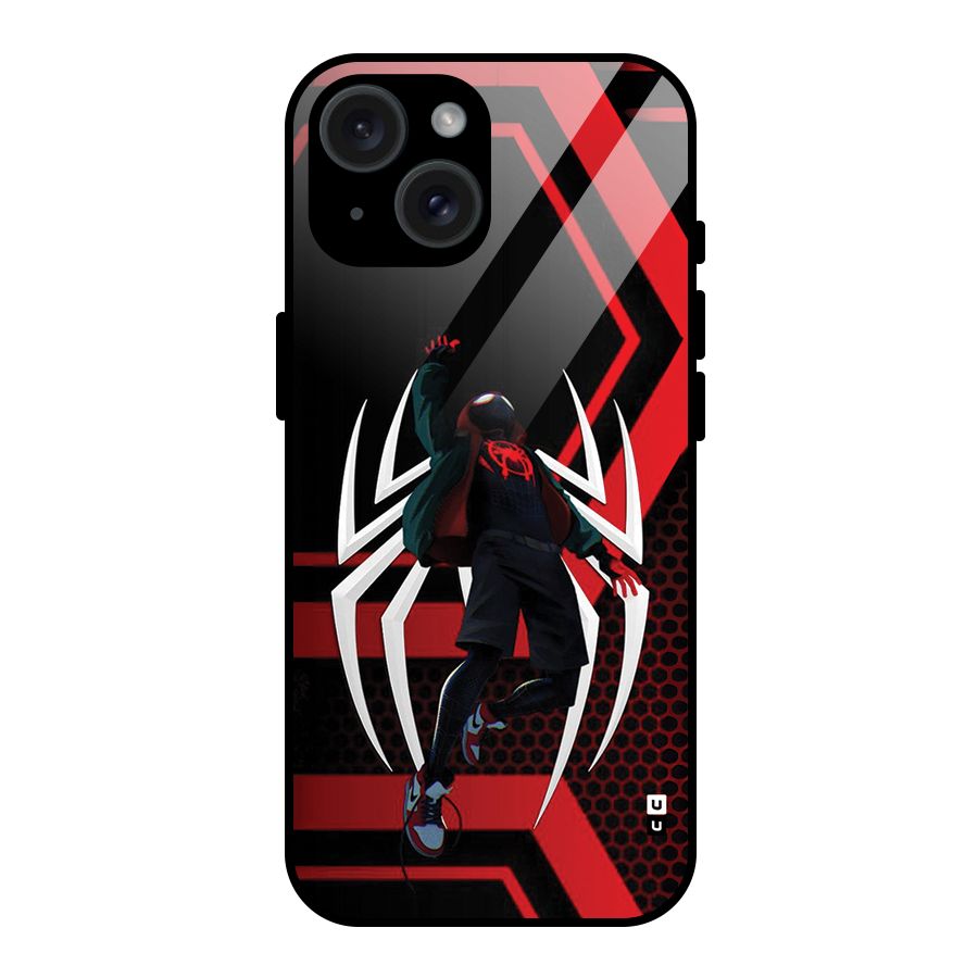 Miles of Multiverse Glass Back Case for iPhone 15