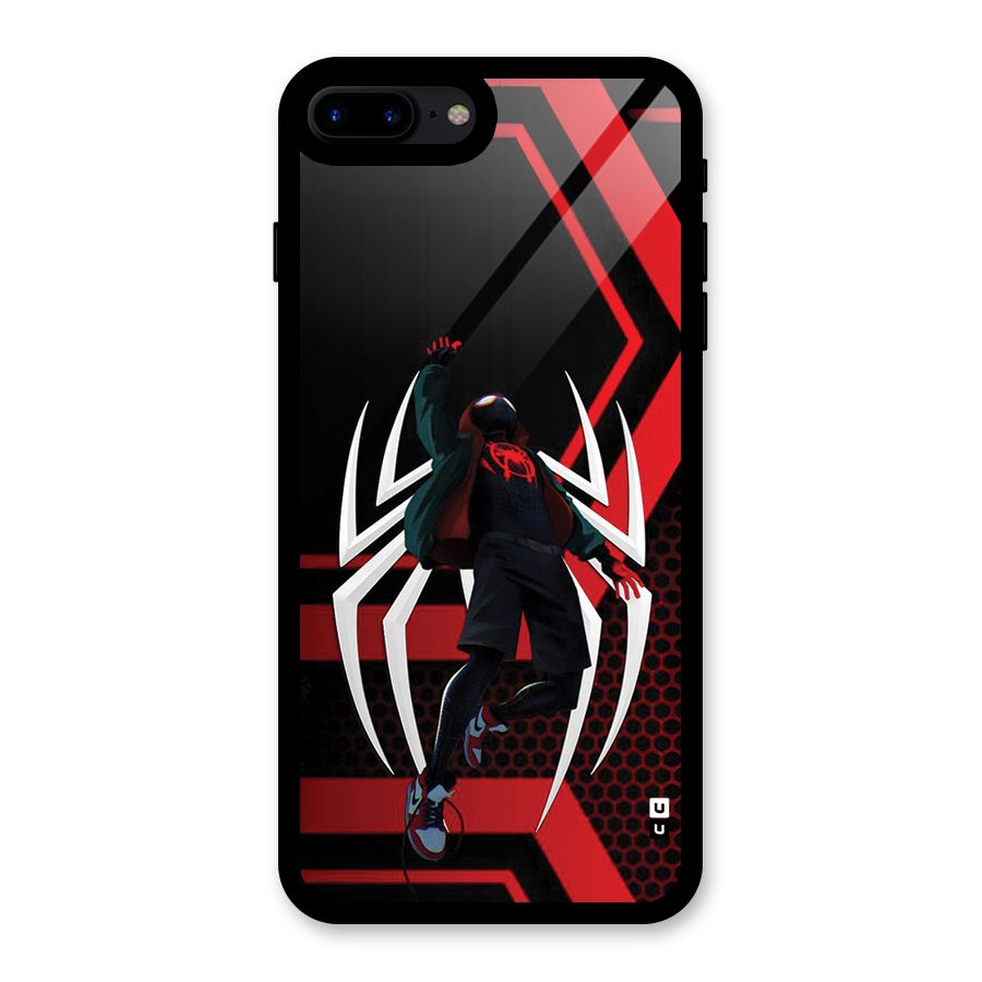 Miles of Multiverse Glass Back Case for iPhone 8 Plus
