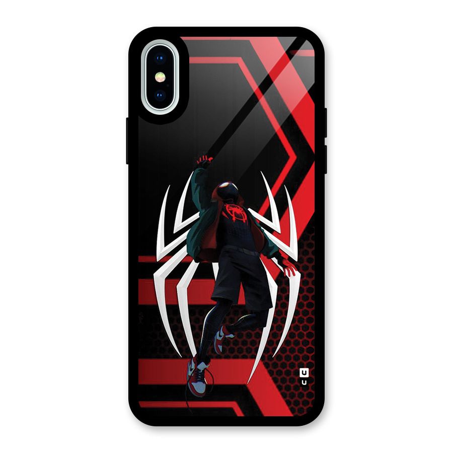 Miles of Multiverse Glass Back Case for iPhone XS