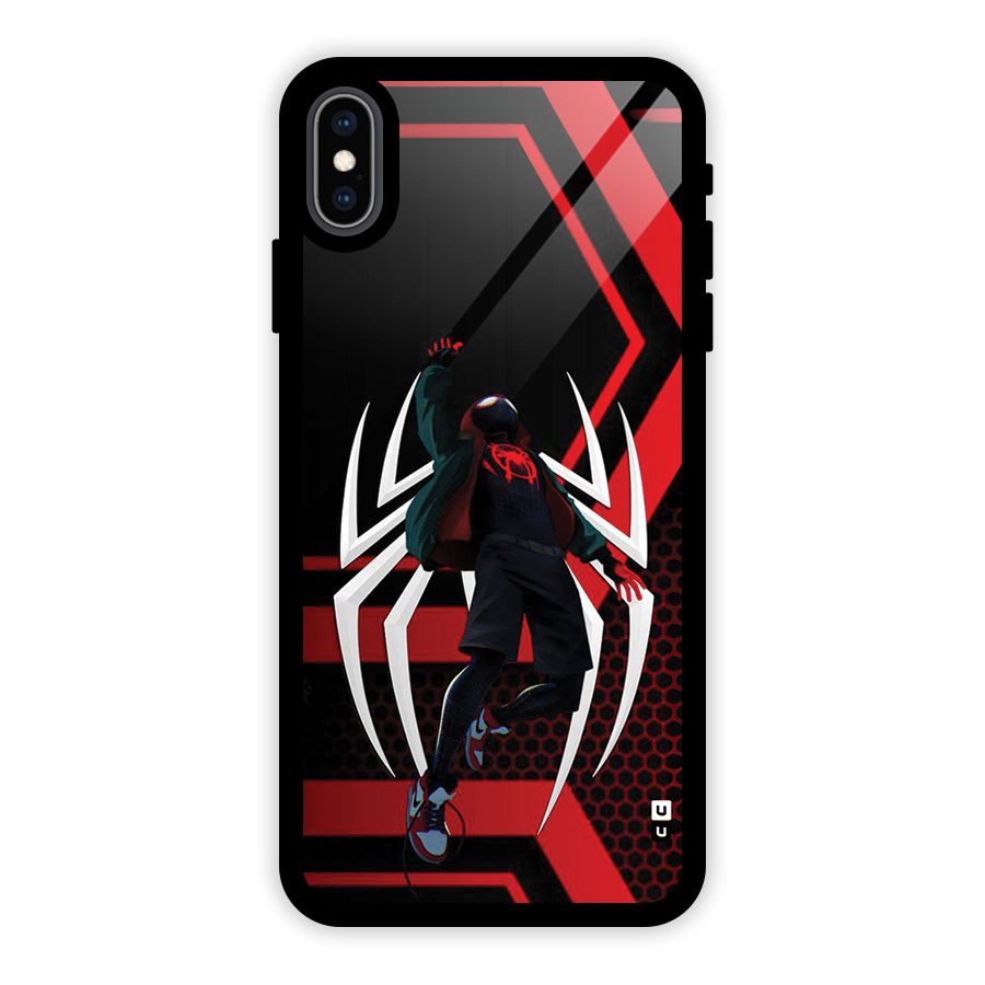 Miles of Multiverse Glass Back Case for iPhone XS Max