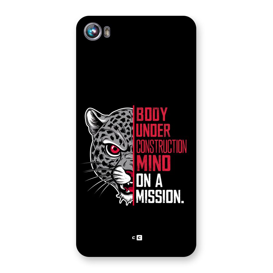 Mind On A Mission Back Case for Canvas Fire 4 (A107)