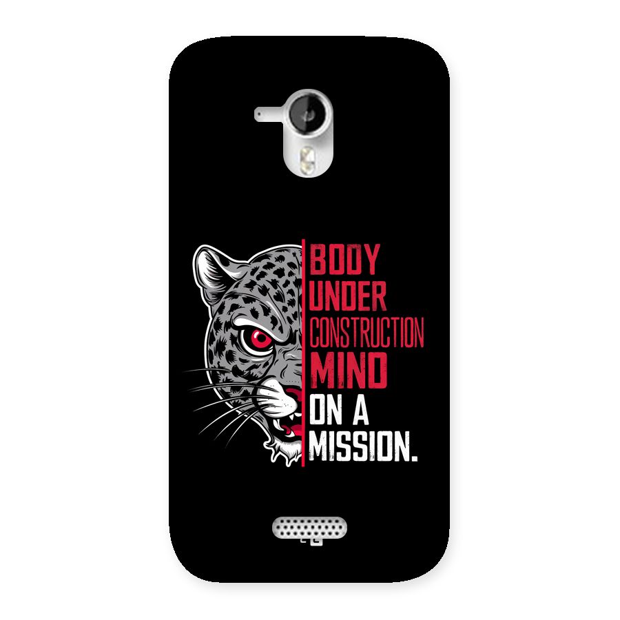 Mind On A Mission Back Case for Canvas HD A116