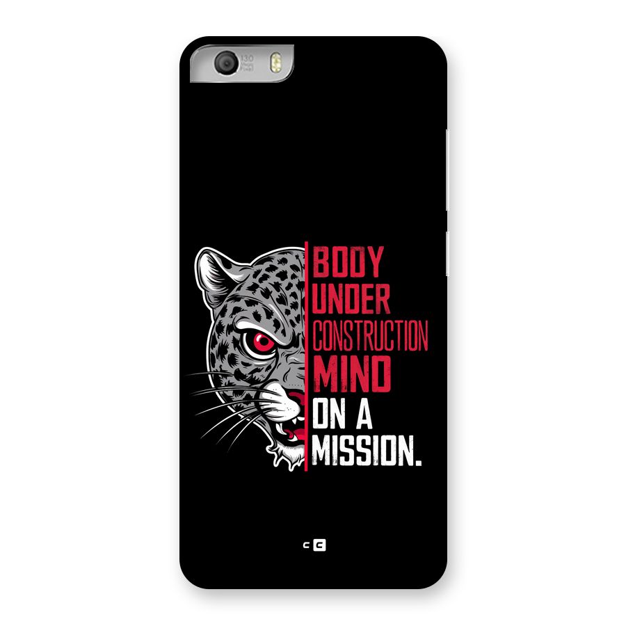 Mind On A Mission Back Case for Canvas Knight 2