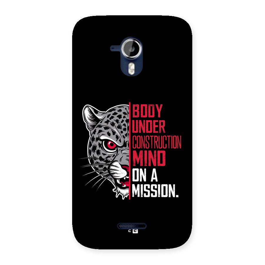 Mind On A Mission Back Case for Canvas Magnus A117