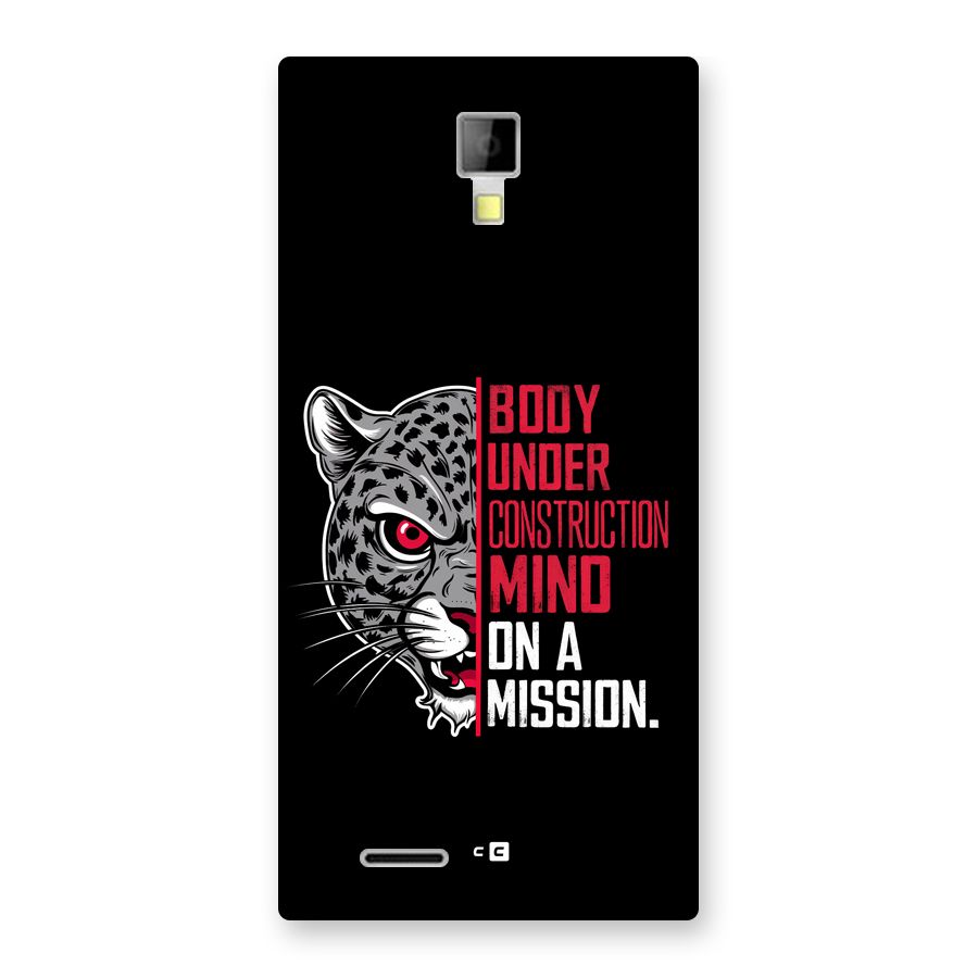 Mind On A Mission Back Case for Canvas Xpress A99