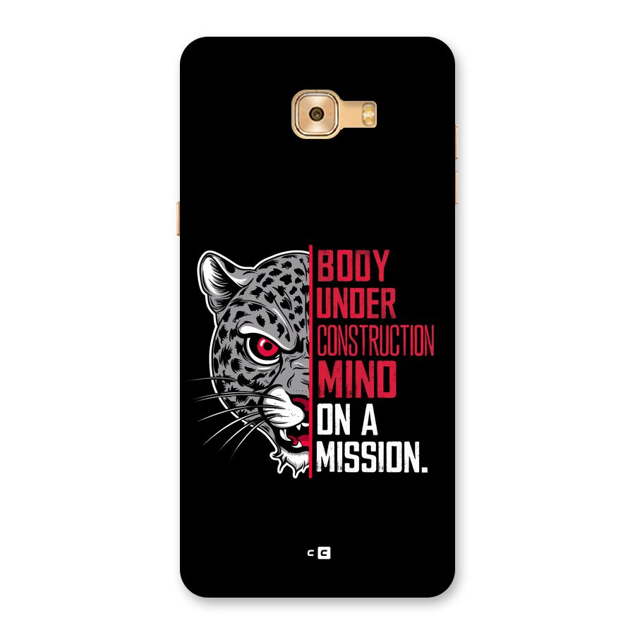 Mind On A Mission Back Case for Galaxy C9 Pro