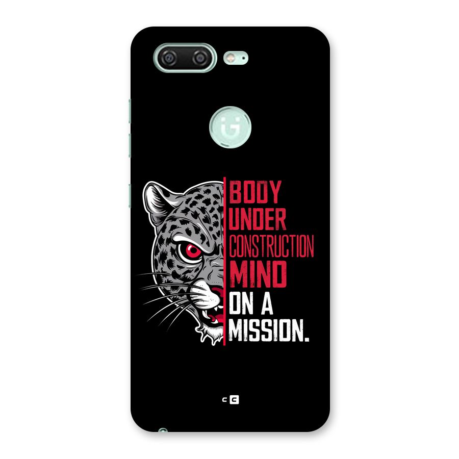 Mind On A Mission Back Case for Gionee S10