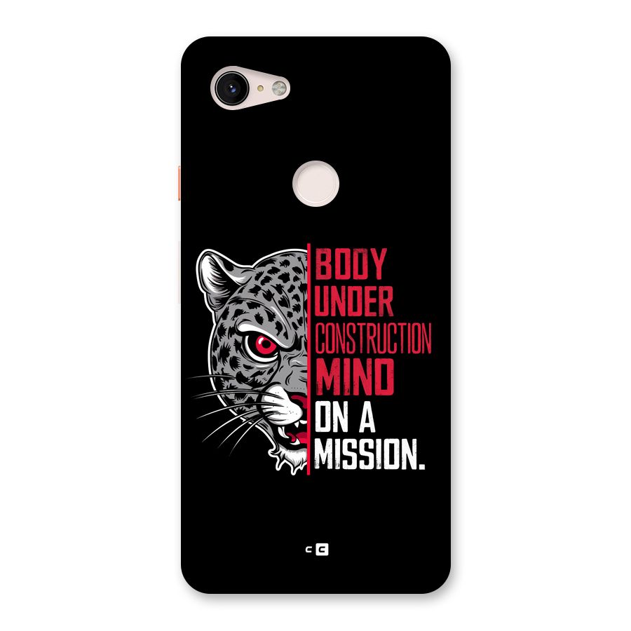 Mind On A Mission Back Case for Google Pixel 3 XL