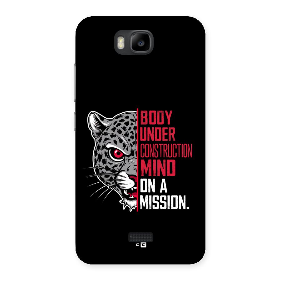 Mind On A Mission Back Case for Honor Bee