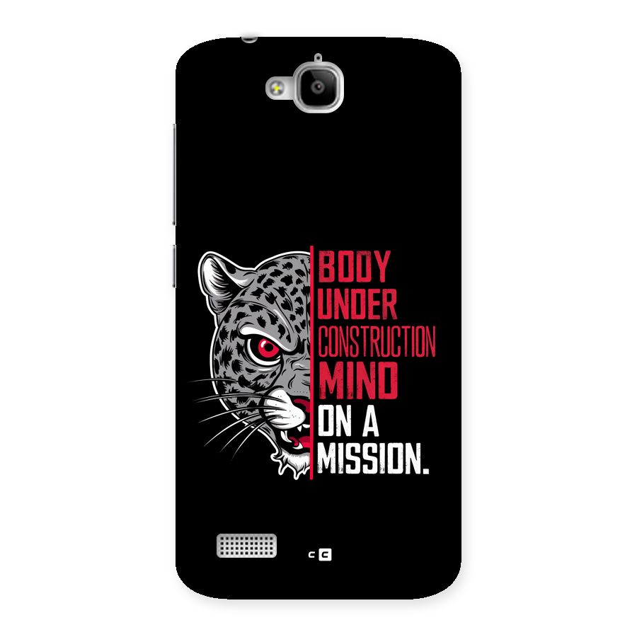Mind On A Mission Back Case for Honor Holly