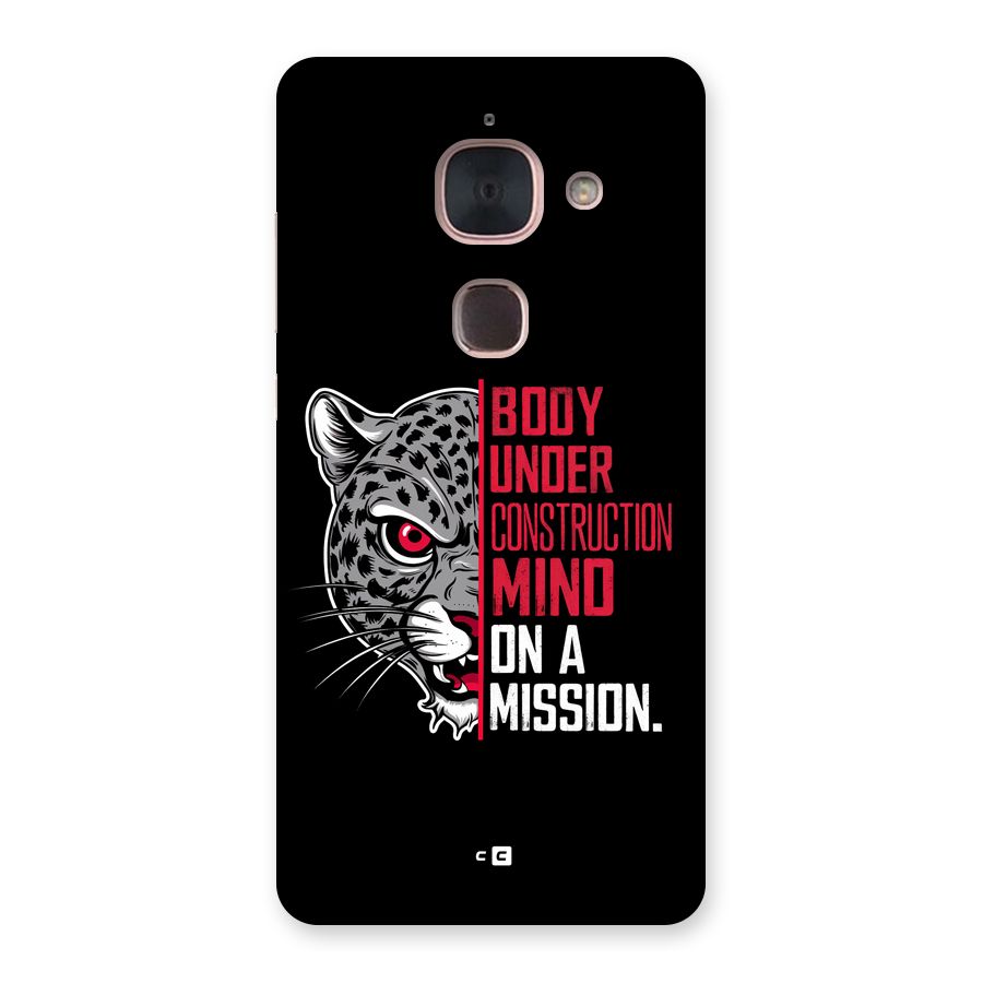 Mind On A Mission Back Case for Le Max 2