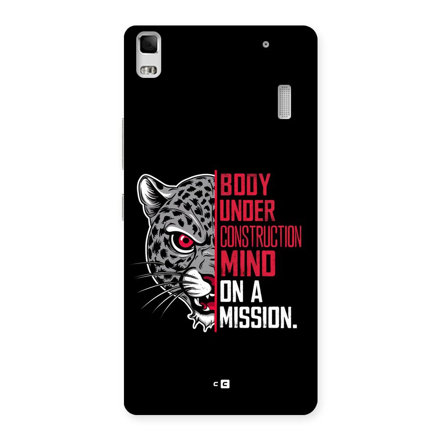 Mind On A Mission Back Case for Lenovo K3 Note