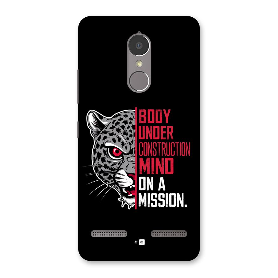 Mind On A Mission Back Case for Lenovo K6