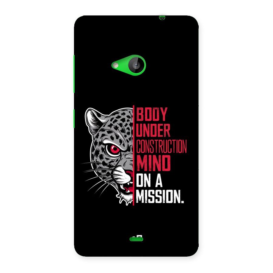 Mind On A Mission Back Case for Lumia 535