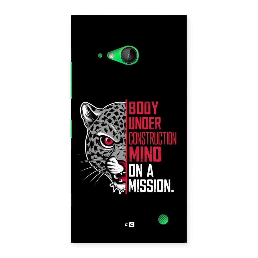 Mind On A Mission Back Case for Lumia 730