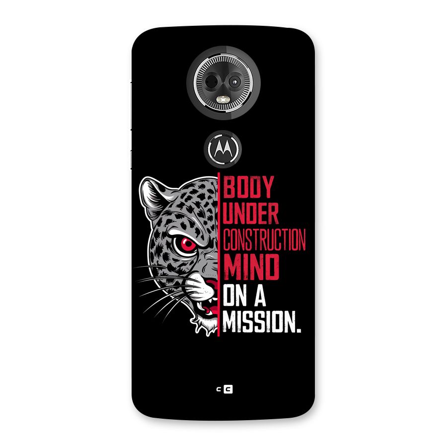 Mind On A Mission Back Case for Moto E5 Plus