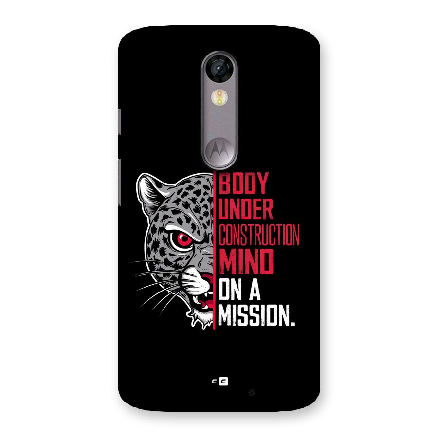 Mind On A Mission Back Case for Moto X Force