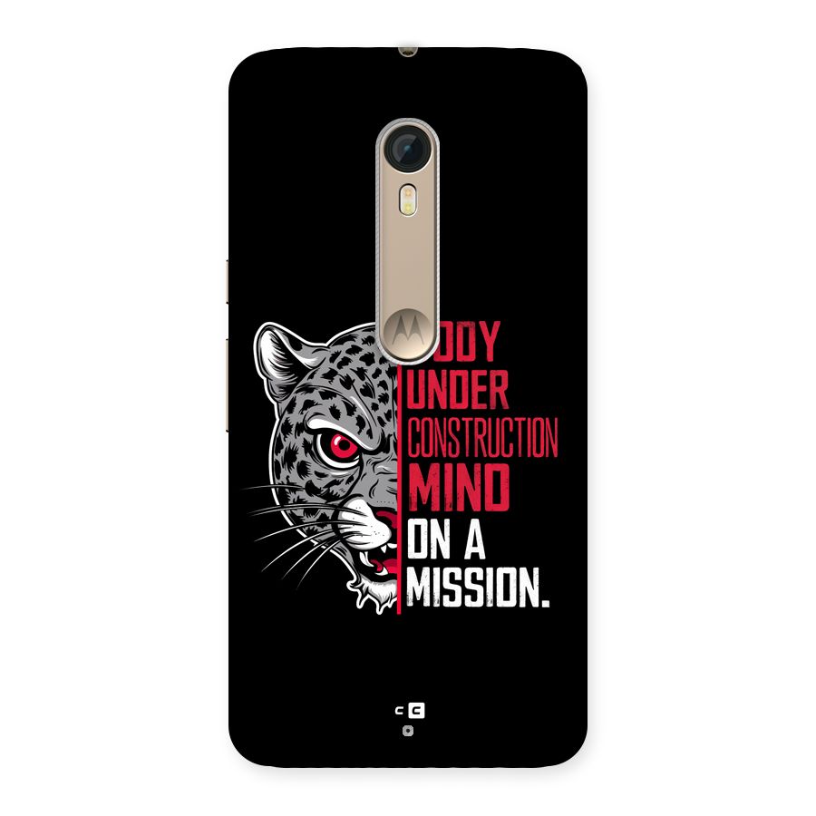 Mind On A Mission Back Case for Moto X Style
