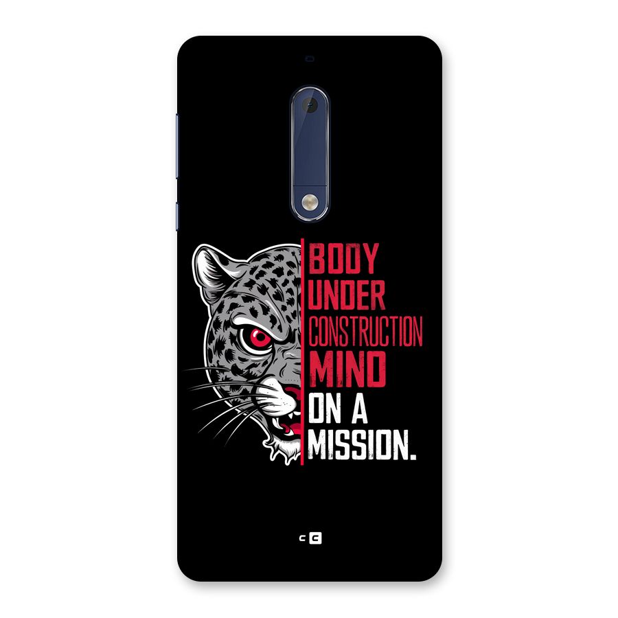 Mind On A Mission Back Case for Nokia 5