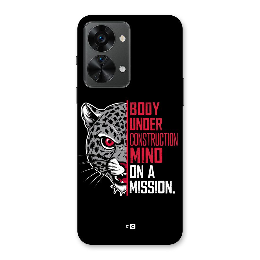 Mind On A Mission Back Case for OnePlus Nord 2T