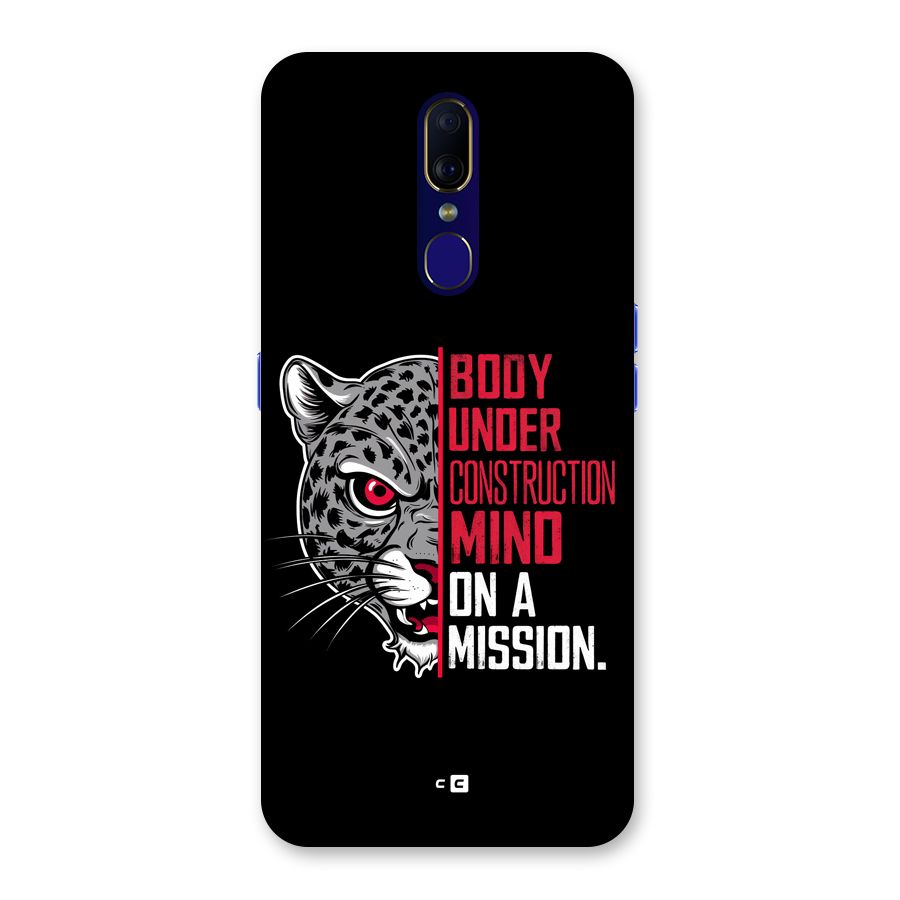 Mind On A Mission Back Case for Oppo A9