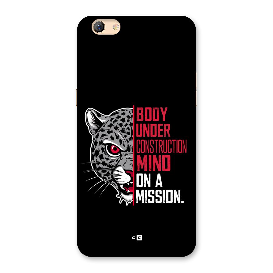 Mind On A Mission Back Case for Oppo F3 Plus
