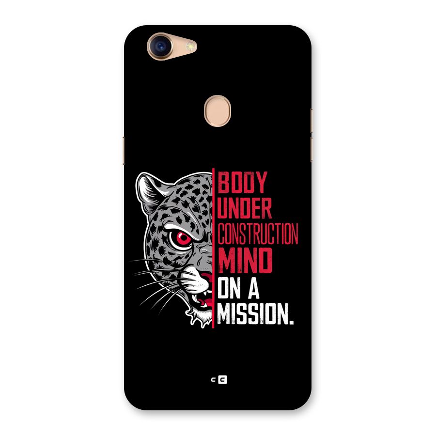 Mind On A Mission Back Case for Oppo F5