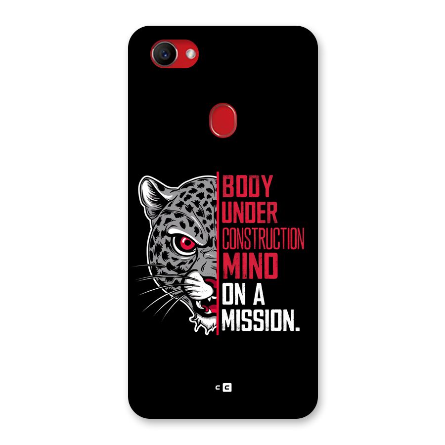 Mind On A Mission Back Case for Oppo F7