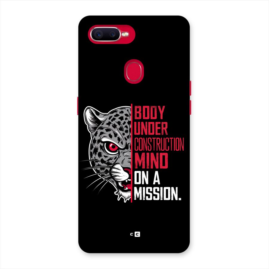 Mind On A Mission Back Case for Oppo F9 Pro