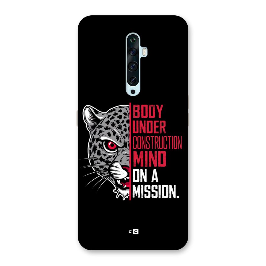 Mind On A Mission Back Case for Oppo Reno2 F