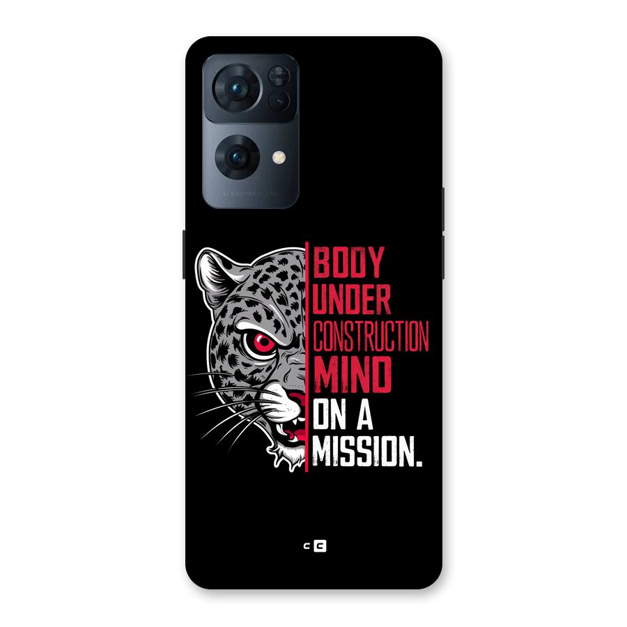 Mind On A Mission Back Case for Oppo Reno7 Pro 5G