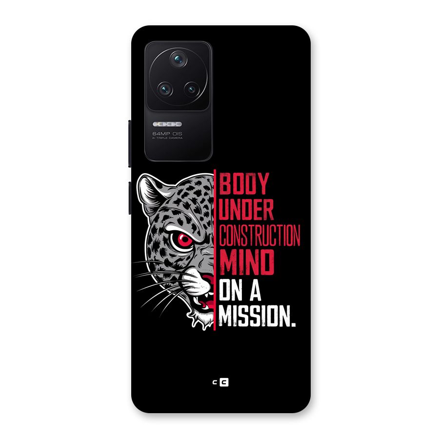 Mind On A Mission Back Case for Poco F4 5G