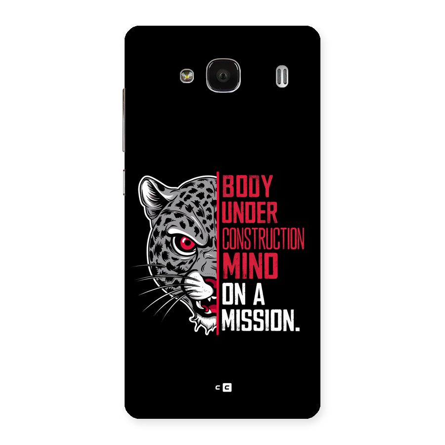 Mind On A Mission Back Case for Redmi 2