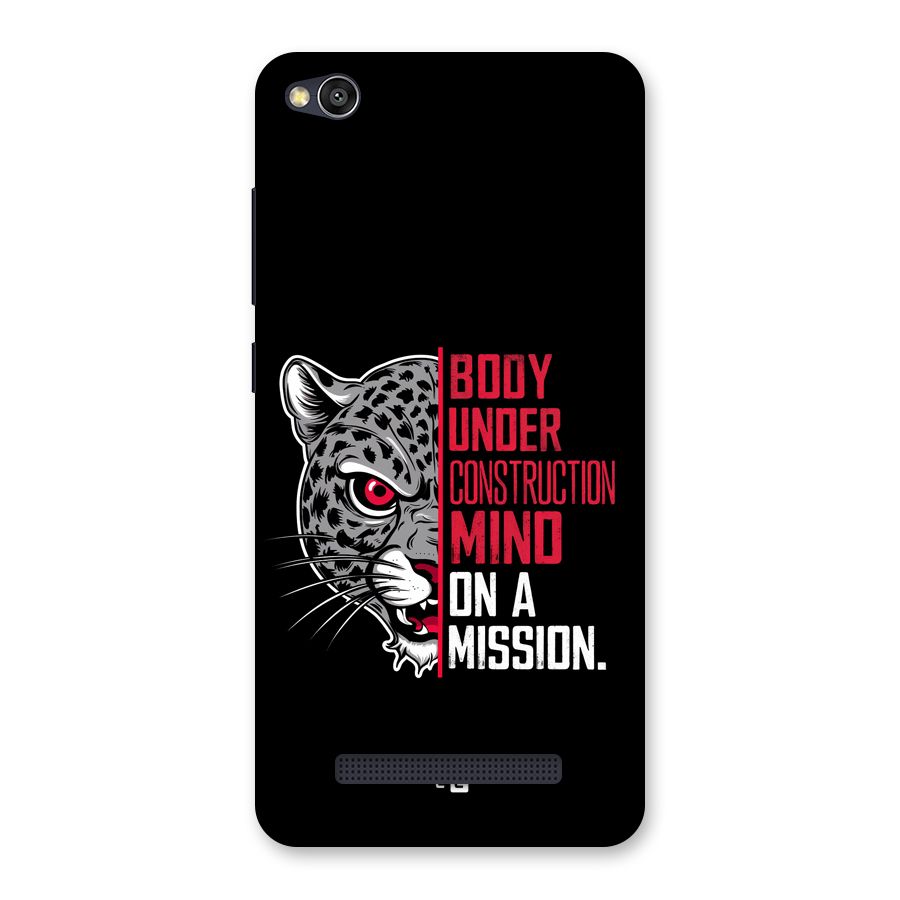 Mind On A Mission Back Case for Redmi 4A