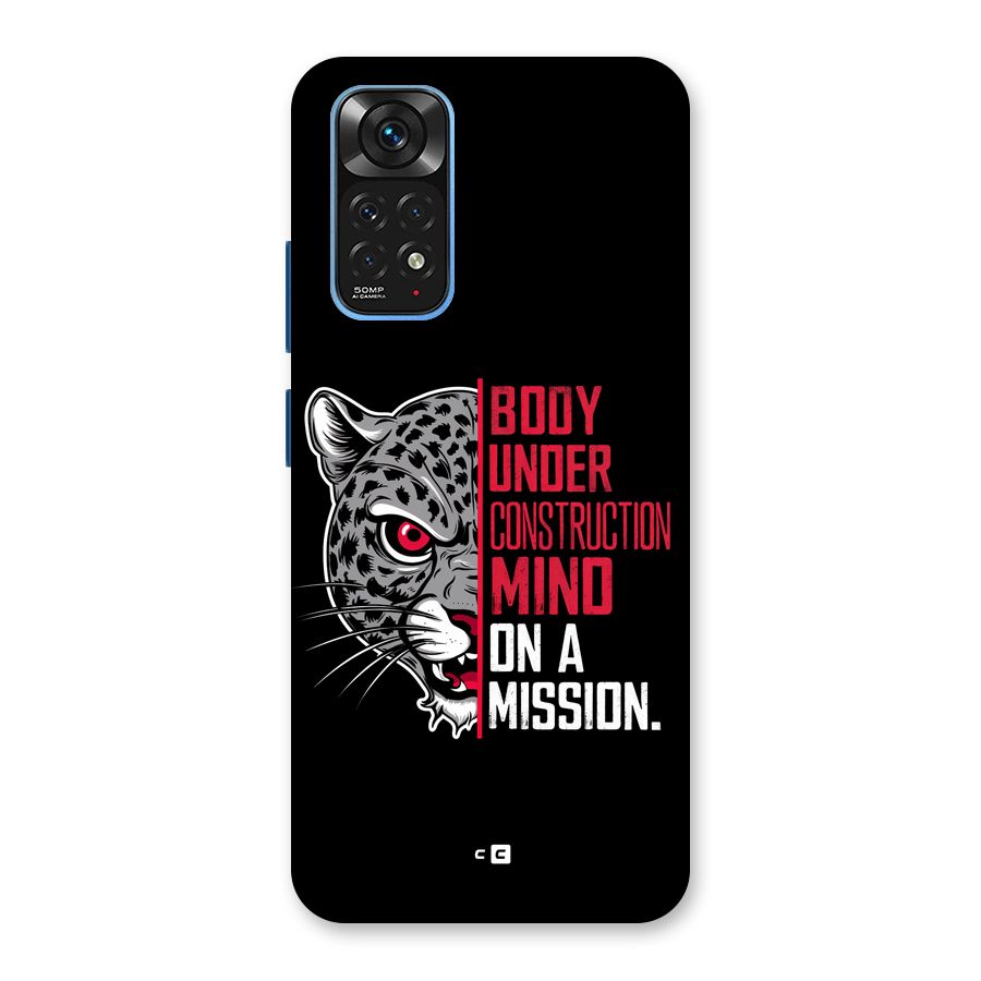 Mind On A Mission Back Case for Redmi Note 11