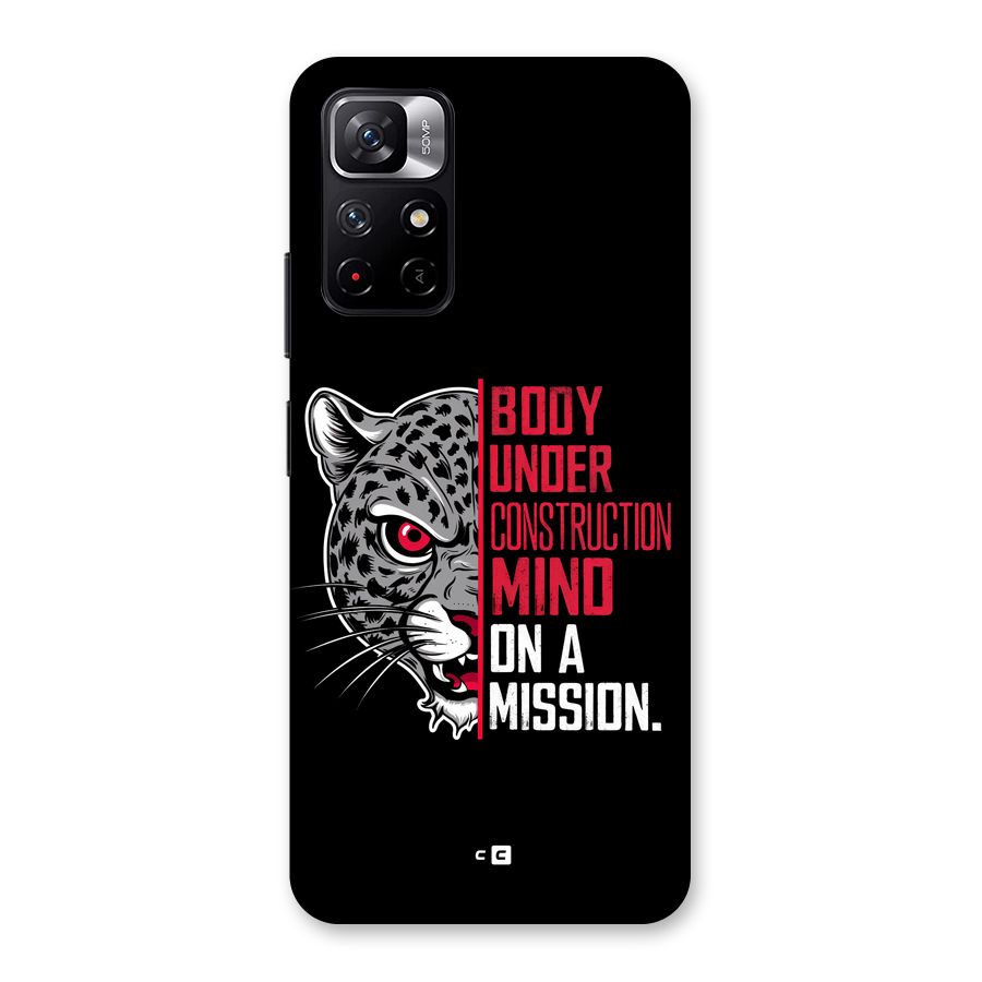 Mind On A Mission Back Case for Redmi Note 11T 5G