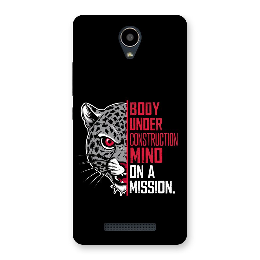 Mind On A Mission Back Case for Redmi Note 2