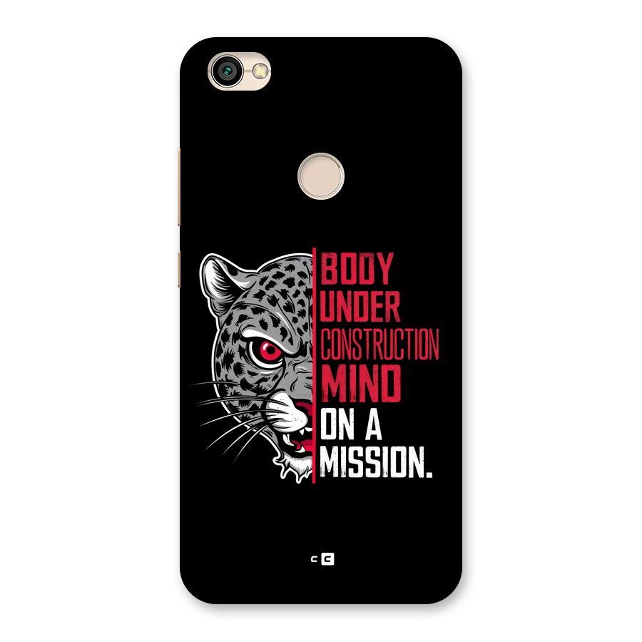 Mind On A Mission Back Case for Redmi Y1 2017