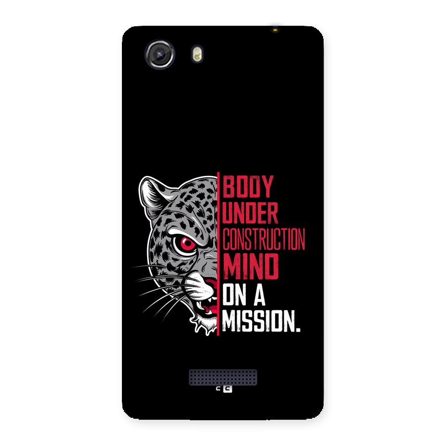 Mind On A Mission Back Case for Unite 3