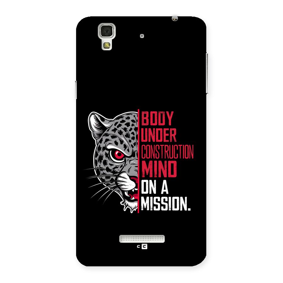 Mind On A Mission Back Case for Yureka