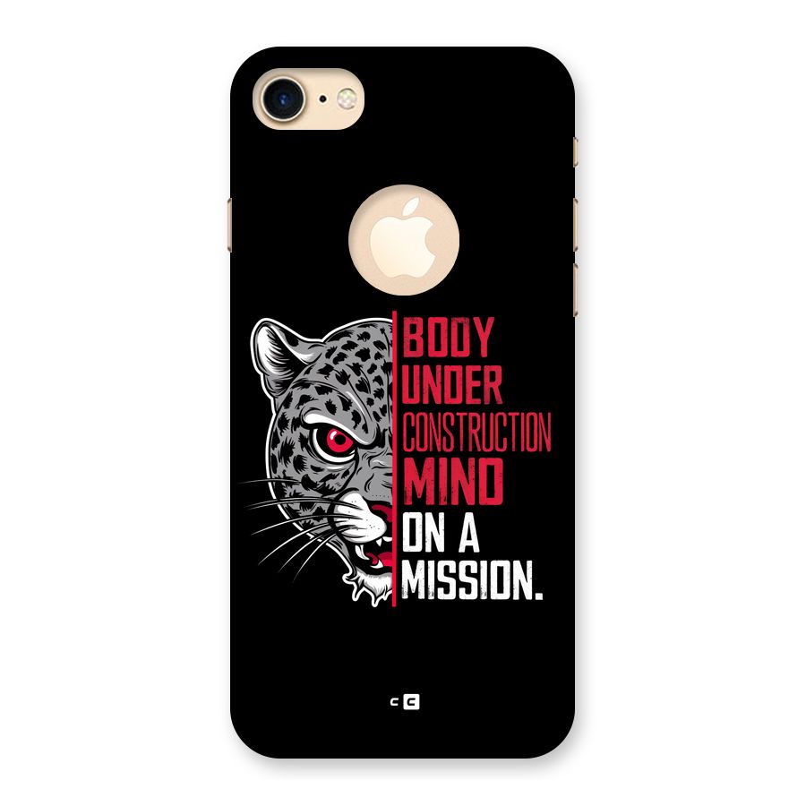 Mind On A Mission Back Case for iPhone 7 Logo Cut