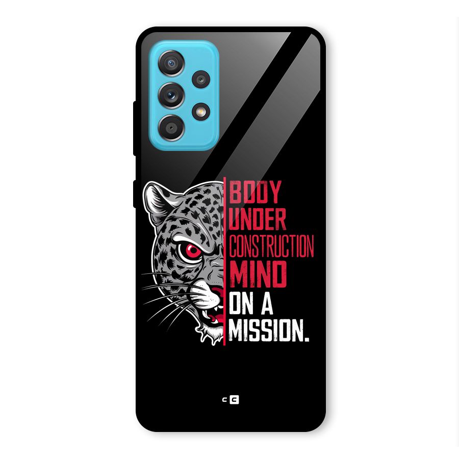 Mind On A Mission Glass Back Case for Galaxy A52