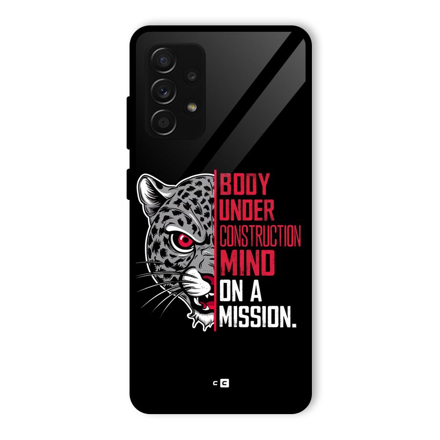Mind On A Mission Glass Back Case for Galaxy A53 5G