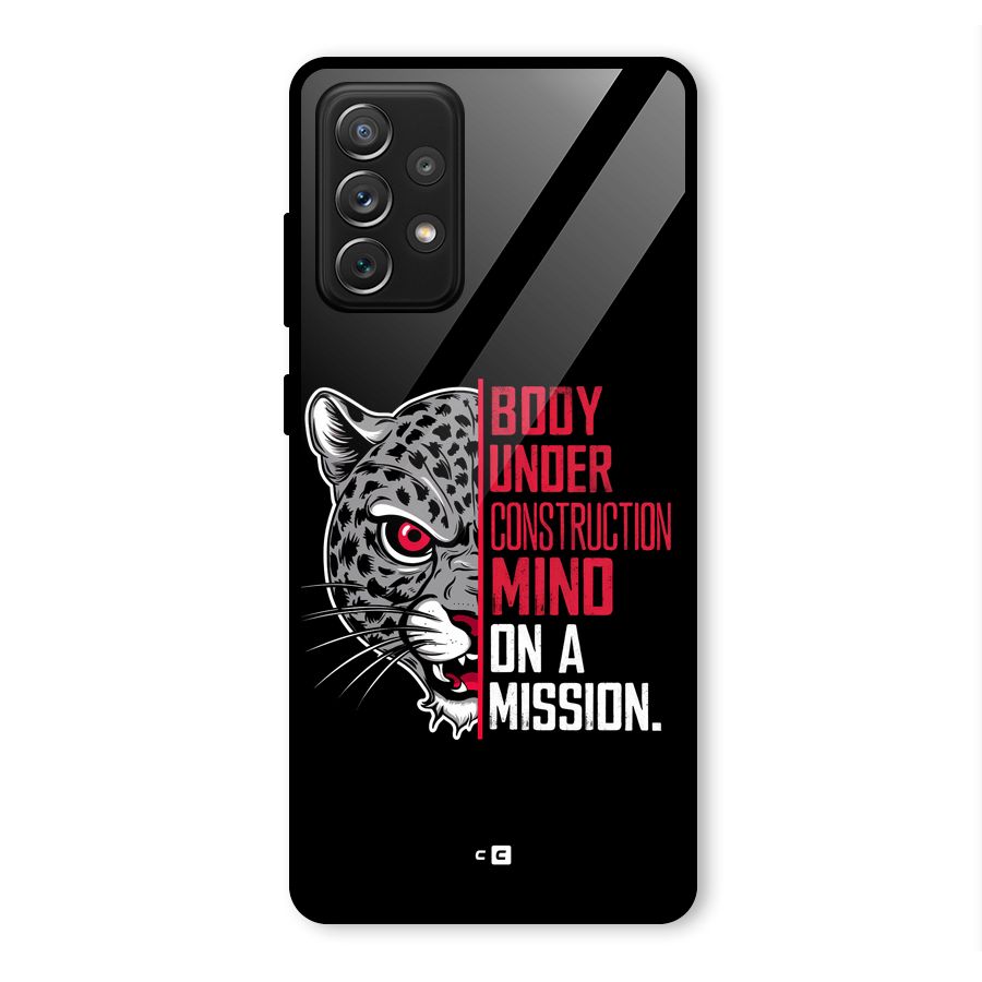 Mind On A Mission Glass Back Case for Galaxy A72