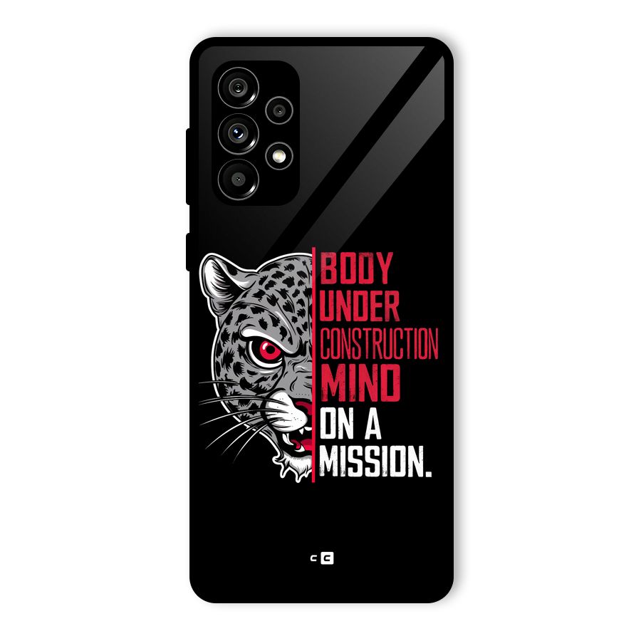 Mind On A Mission Glass Back Case for Galaxy A73 5G