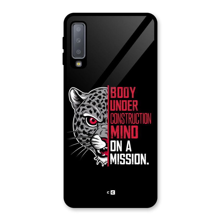 Mind On A Mission Glass Back Case for Galaxy A7 (2018)
