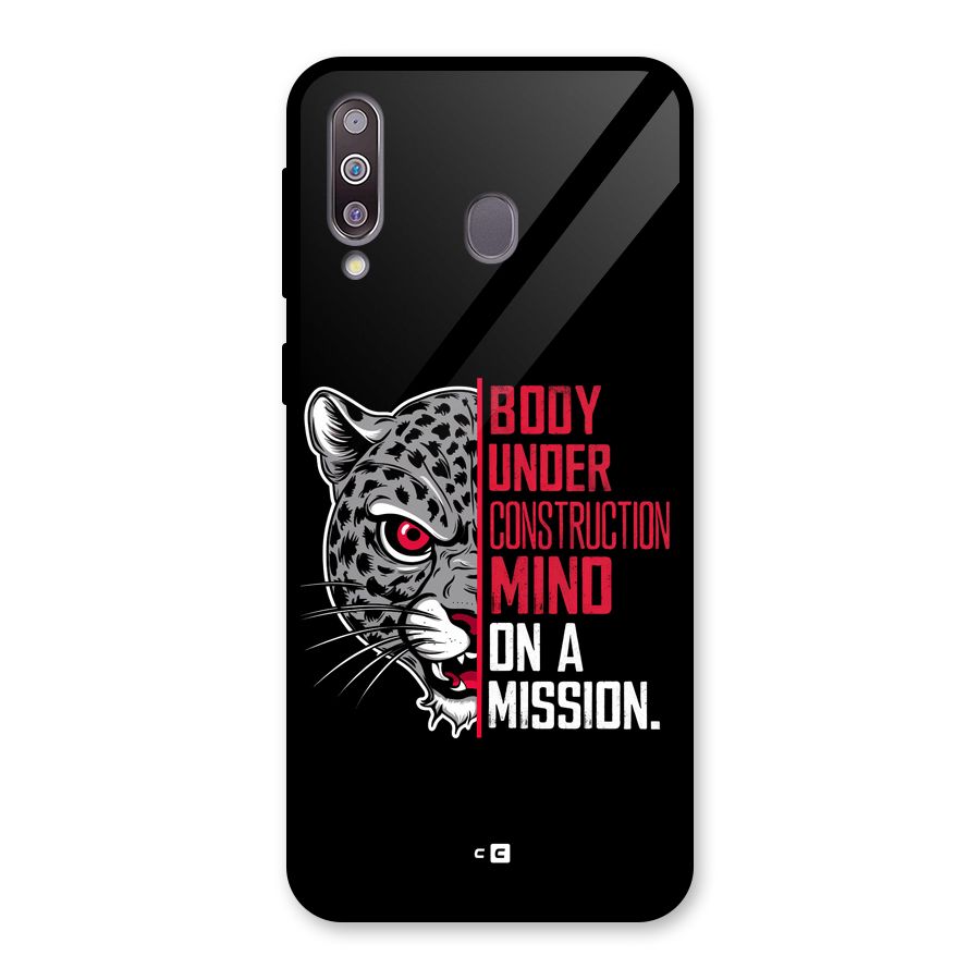 Mind On A Mission Glass Back Case for Galaxy M30